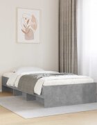 vidaXL Рамка за легло Сив Сонома 80 x 200 cm Инженерна дървесина