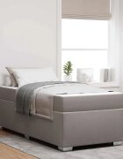 vidaXL Рамка за легло Таупе 80 x 200 cm текстил