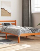 vidaXL Рамка за легло Восъчнокафяво 90 x 190 cm