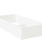 vidaXL Рамка за легло за регулируема основа Бяло 100 x 200 cm