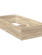 vidaXL Рамка за легло за регулируема основа Дъб сонома 70 x 200 cm