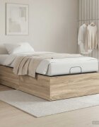vidaXL Рамка за легло за регулируема основа Дъб сонома 90 x 200 cm
