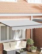 vidaXL Рамка за сенник Антрацит 35 x 2 m Метал