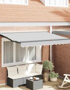 vidaXL Рамка за сенник Антрацит 35 x 2 m Метал