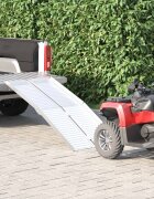 vidaXL Рампa за инвалидна количка 270 кг Сребрист 270 кг Алуминий