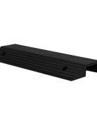 vidaXL Рампа за праг тип мост 80x40x8 см гума