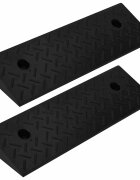 vidaXL Рампи за бордюри 2 бр 50x175x5 см гума