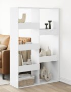 vidaXL Разделител за стая бял 100x33x1555 см инженерно дърво
