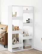 vidaXL Разделител за стая бял 100x33x175 см инженерно дърво