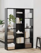 vidaXL Разделител за стая Черния дъб 100 x 24 x 140 см
