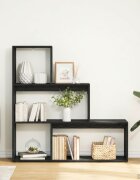 vidaXL Разделител за стая и библиотека 123 x 29 x 123 см