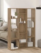 vidaXL Разделител за стая/кабинет за книги Artisan Oak 100x24x140 cm