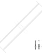vidaXL Решетка за сигурност за прозорци с 2 напречни ленти 63-114 см