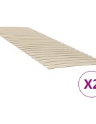 vidaXL Резервни летви за легло с 48 летви 2 бр. 80x200 см