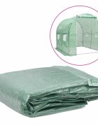 vidaXL Резервно покривало за парник (4 м²) 200x200x200 см зелено