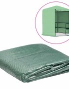 vidaXL Резервно покривало за парник (65025 м²) 255x255x194 см зелено