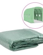 vidaXL Резервно покривало за парник (686 м²) 200x343x200 см зелено