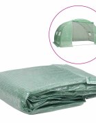 vidaXL Резервно покривало за парник (8 м²) 400x200x200 см зелено
