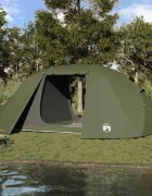 vidaXL Риболовна палатка с покрив Маслинено зелено 514 x 465 x 187 см