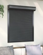 vidaXL Ролетна щора Антрацит 100 x 120 cm Алуминий и полиреутан
