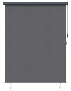 vidaXL Ролетна щора Антрацит 220 x 250 cm Текстил и Алуминий