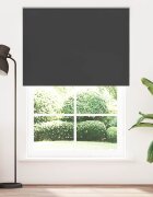 vidaXL Ролетна щора Blackout Black 155x230 cm Ширина на плата 1516 cm
