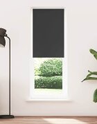 vidaXL Ролетна щора Blackout Black 65x230 cm Ширина на плата 607 cm