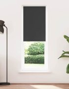 vidaXL Ролетна щора Blackout Black 85x230 cm Ширина на плата 807 cm