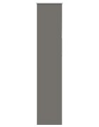 vidaXL Ролетна щора Blackout Сив 45x230 cm Ширина на плата 407 cm