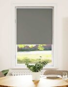 vidaXL Ролетна щора Blackout Сив 80x150 см ширина на тъканта 757 см