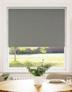 vidaXL Ролетна щора Blackout Сив 90x150 см ширина на тъканта 857 см