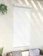 vidaXL Ролетна щора Бял 100 x 210 cm Алуминий и полиреутан