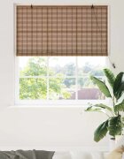 vidaXL Ролетна щора Кафяво 150 x 220 cm Бамбук