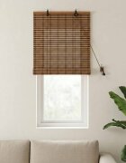 vidaXL Ролетна щора Кафяво 40 x 160 cm Бамбук
