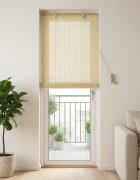 vidaXL Ролетна щора Натурално 40 x 220 cm Бамбук