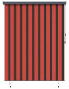 vidaXL Ролетна щора Оранжево и кафяво 220 x 250 cm Текстил и Алуминий