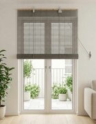 vidaXL Ролетна щора Сиво 100 x 220 cm Бамбук