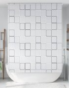 vidaXL Ролетна щора за баня 140x240 см квадрати