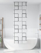 vidaXL Ролетна щора за баня 60x240 см Ширина на плата 56 см
