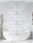 vidaXL Ролетна щора за баня 80x240 см квадрати