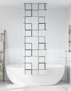 vidaXL Ролетна щора за баня 80x240 см Ширина на плата 76 см