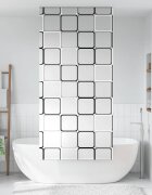 vidaXL Ролетна щора за баня 90x240 см Ширина на плата 86 см