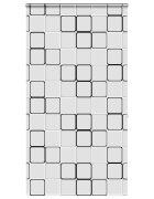 vidaXL Ролетна щора за душ с касета 120x240 см Ширина на плата 116 см