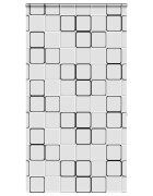 vidaXL Ролетна щора за душ с касета 140x240 см Ширина на плата 136 см