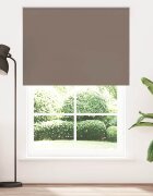 vidaXL Ролетна щора затъмняваща кафява 160x210 см ширина на плата 1566 см полиестер