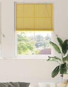 vidaXL Ролетна щора Жълто 100 x 220 cm Бамбук