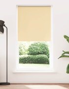 vidaXL Ролкова щора Blackout Beige 100x210 cm Ширина на плата 957 cm