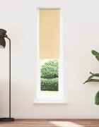 vidaXL Ролкова щора Blackout Бежова 60x210 cm Ширина на плата 557 cm