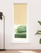 vidaXL Ролкова щора Blackout Бежова 80x230 cm Ширина на плата 757 cm
