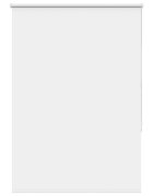 vidaXL Ролкова щора Blackout бяло 90x130 cm Ширина на плата 857 cm